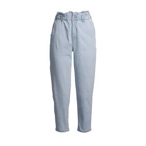 🤩No Boundaries Juniors' Paperbag Waist Mom Jeans
